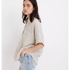 Madewell Gingham Seersucker Daily Shirt